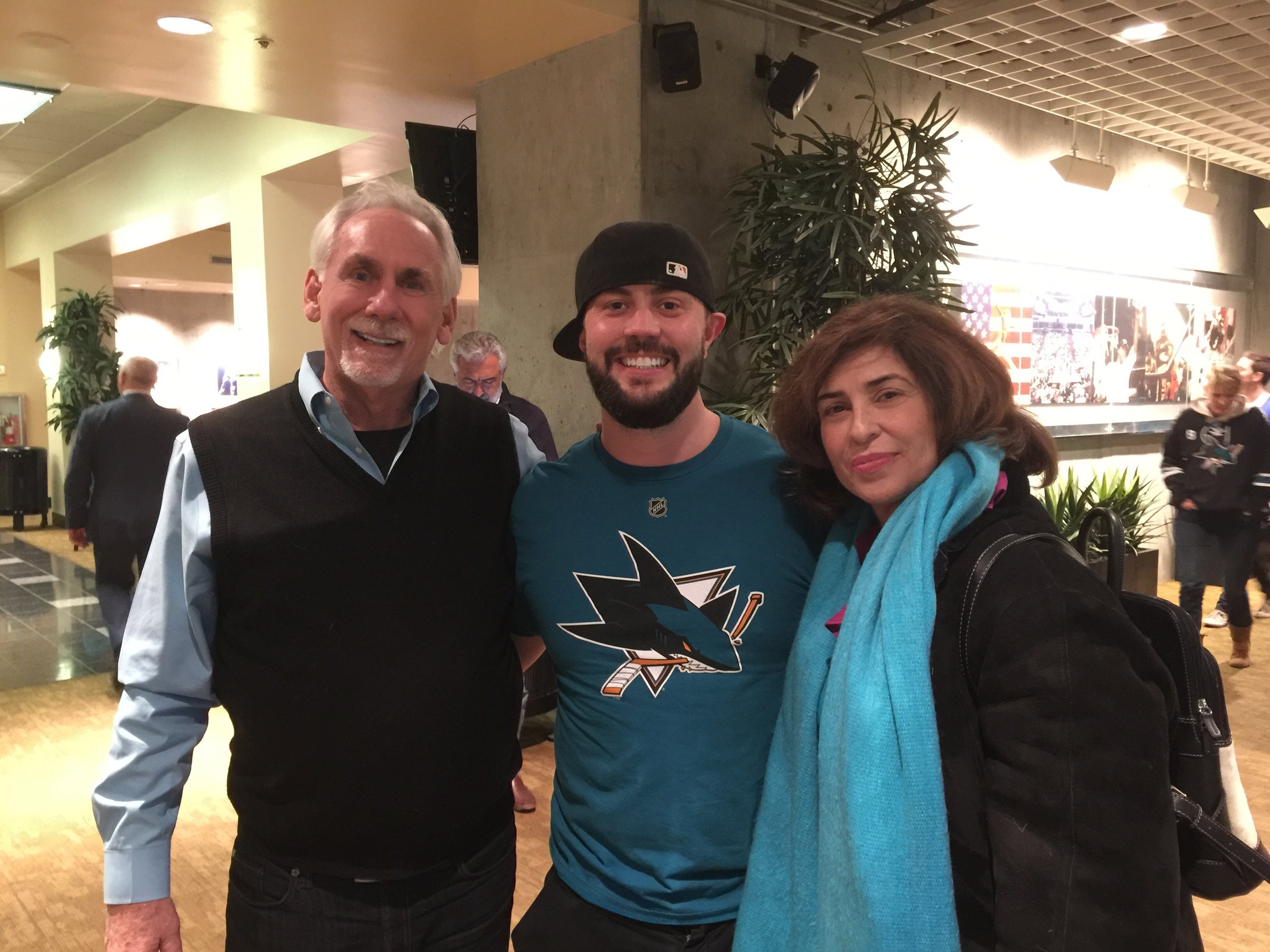 Clay Goodman, KMOVE Radio and wife, Tina with Tim Rainey