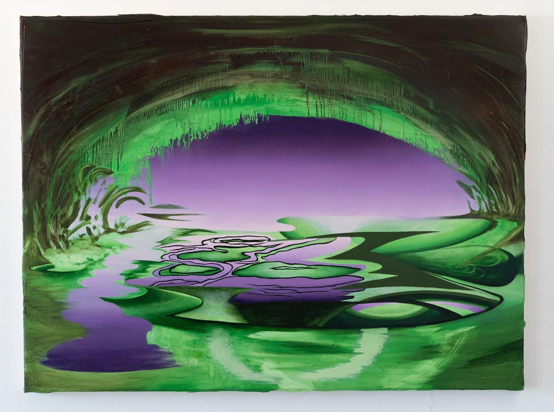  Unlikely Misstep  Oil on canvas  36" x 48"  2022 