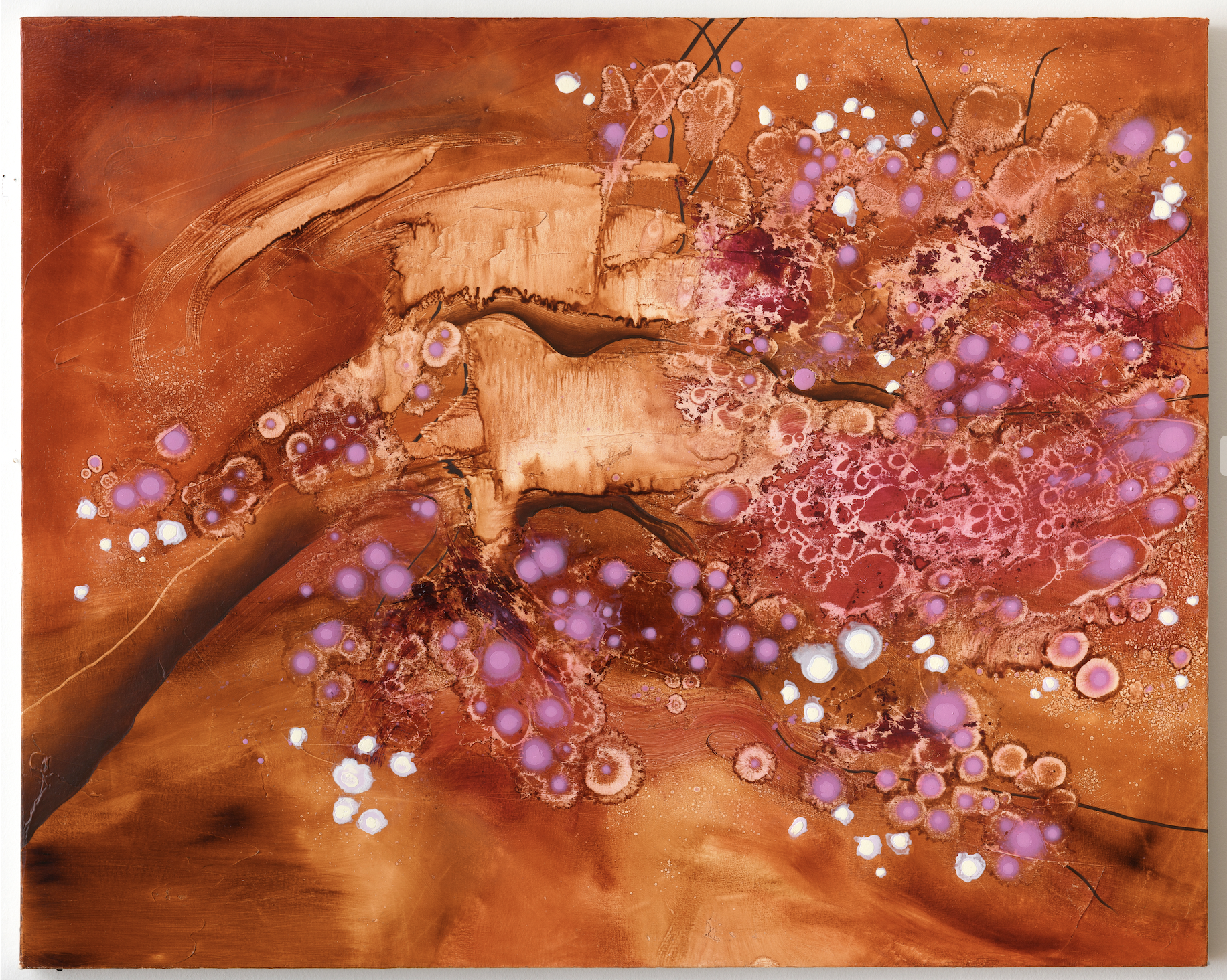 In Bloom Oil on canvas 40" x 50" 2023