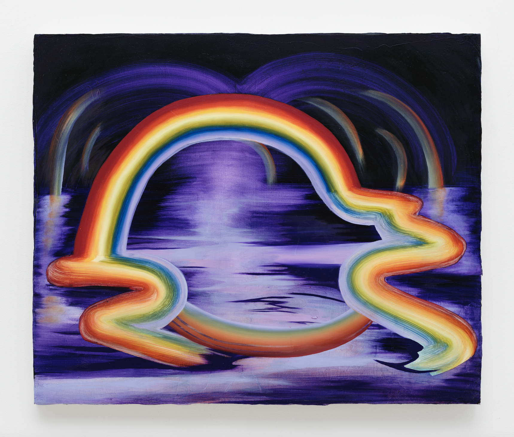 Lunar Cataclysm Oil on canvas 20" x 24" 2022