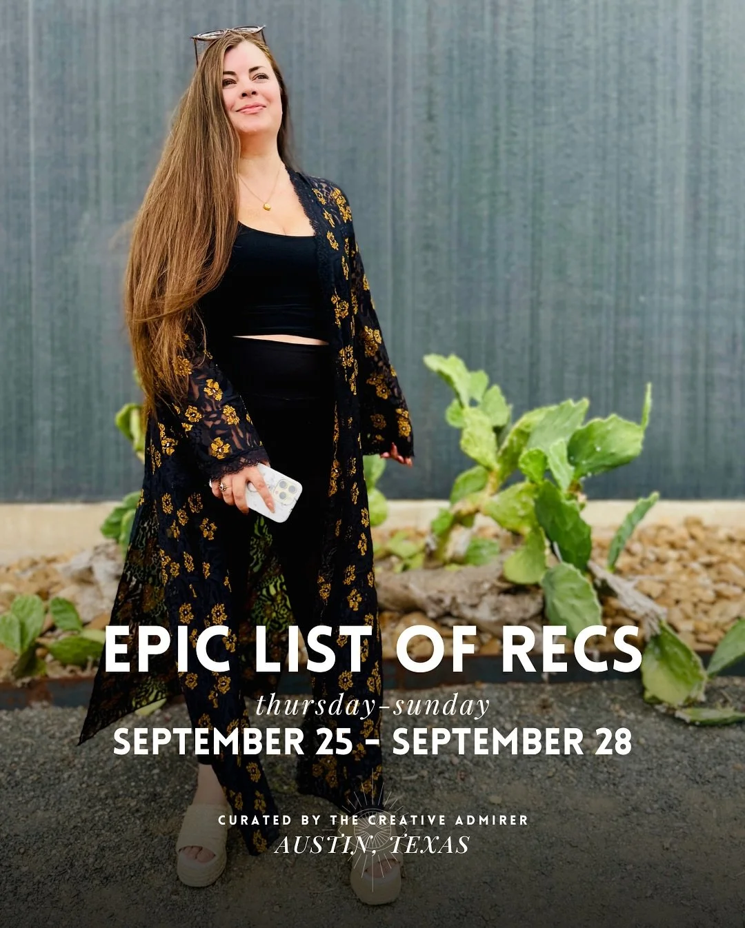 EPIC LIST OF ATX RECS 🙌 Thursday, September 25th - Sunday, September 28th 

~ Another fantastic weekend ahead! The whole list is poppin, swipe and enjoy&hellip;

Make sure to check out: 
👁️ Art Under 100 @tvheadatx @propagandahqatx
🧿 Wags &amp; We