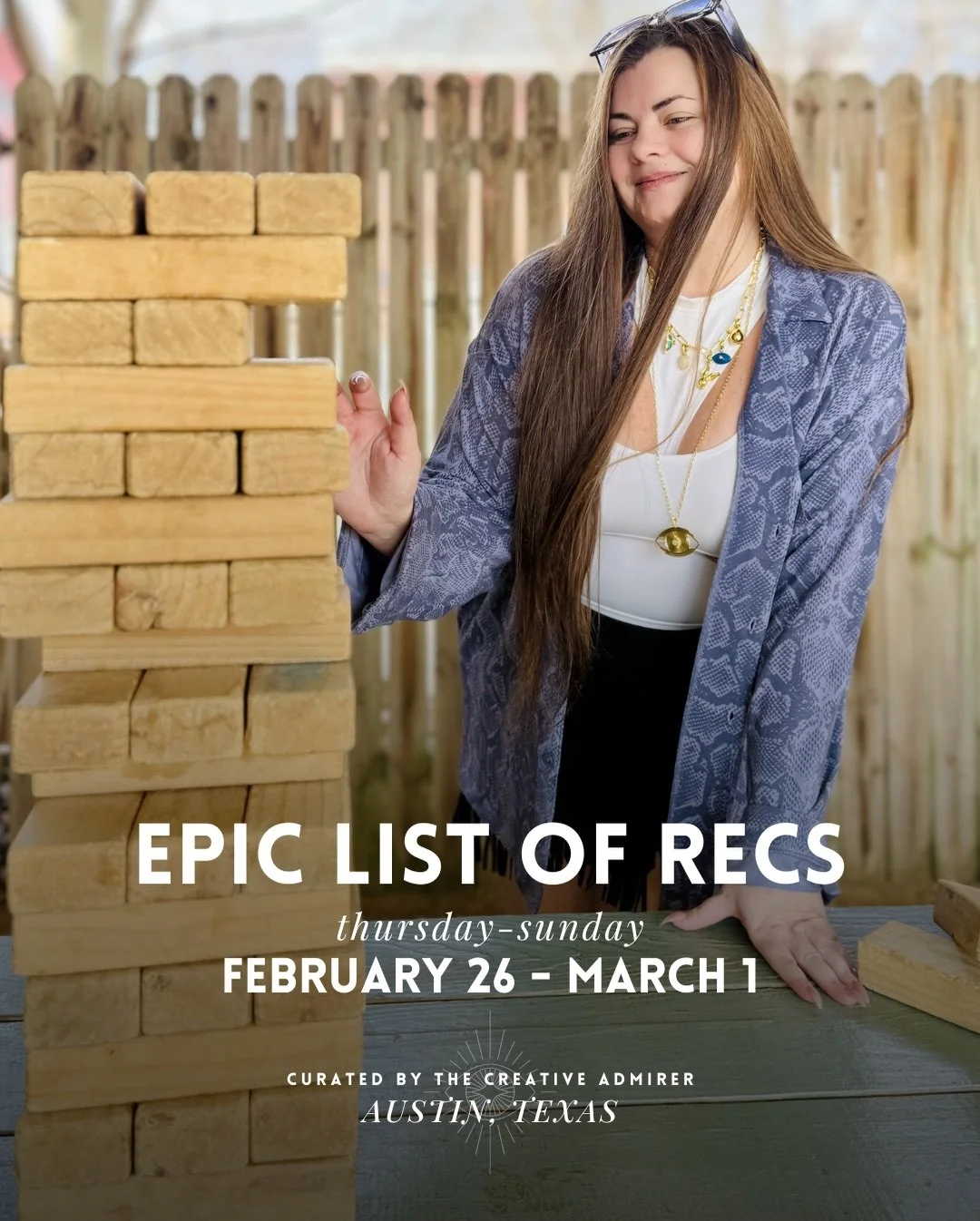 🥂 EPIC LIST OF ATX RECS! Thursday, February 26 - Sunday, March 1 

~ We&rsquo;re officially only TWO weeks away from @sxsw people! Absolutely wild anticipation to say the leasttt&hellip;BUT this weekend is pretty stacked with some fun to keep us ent