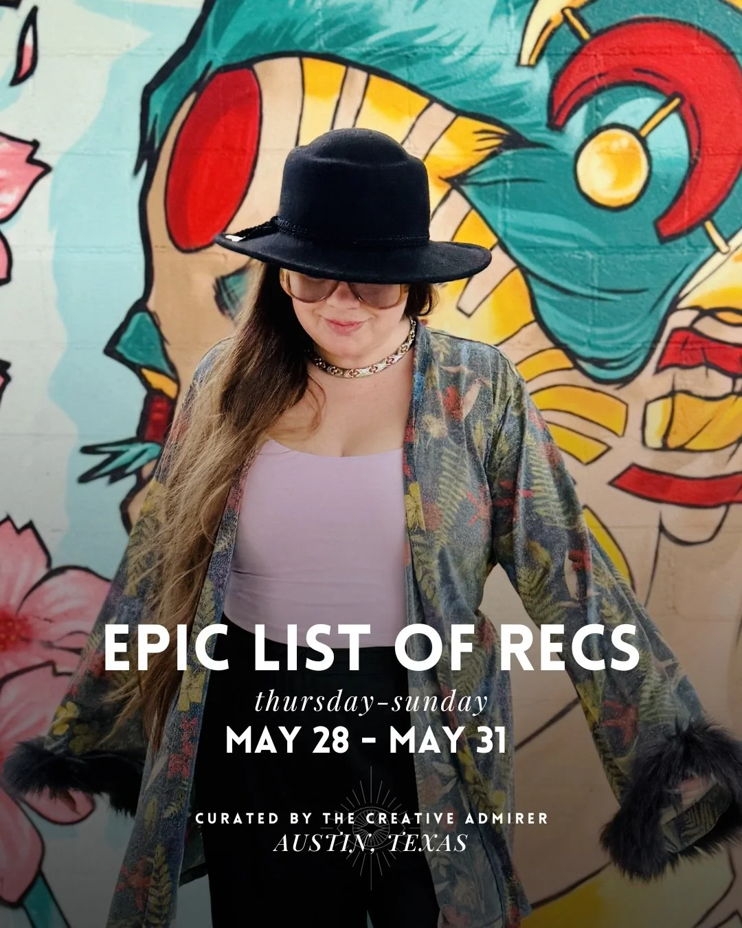 ✨EPIC LIST OF RECS: THURSDAY, MAY 28TH - SUNDAY, MAY 31ST 

~ TBHHH, this weekend&rsquo;s recs are SO good! Genuinely, so many events I want to explore, and quality, quality, quality curation! Happy end of Mayyyy friends! 

Make sure to check out:
🧿