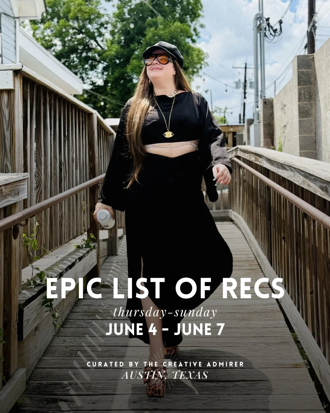 ✨EPIC LIST OF 70+ RECS: THURSDAY, JUNE 4TH - SUNDAY, JUNE 7TH 

~ First Thursday is what E-VE-RY-ONE is talking about! Of course, the OG @king_louie @firstthursdaysocial crew is relocating to @hotelvanzandt and also @consciousbuildersatx new location