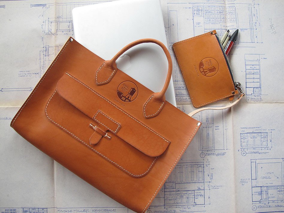 original spring finn and co clutch Vegetable tanned top grain American hand oiled leather spring finn and co talin spring