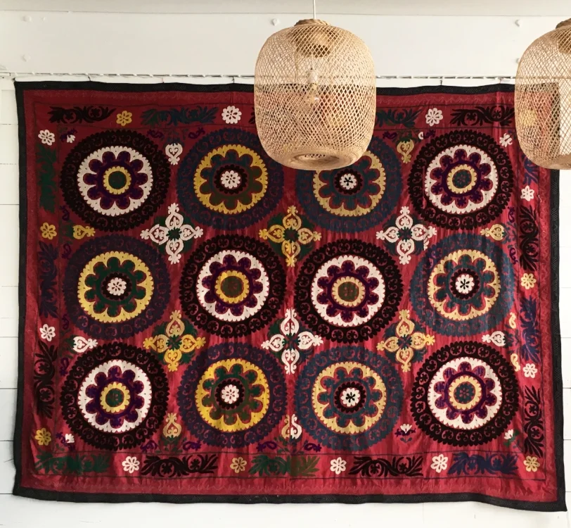 vintage uzbek suzani spring finn and co talin spring uzbekistan