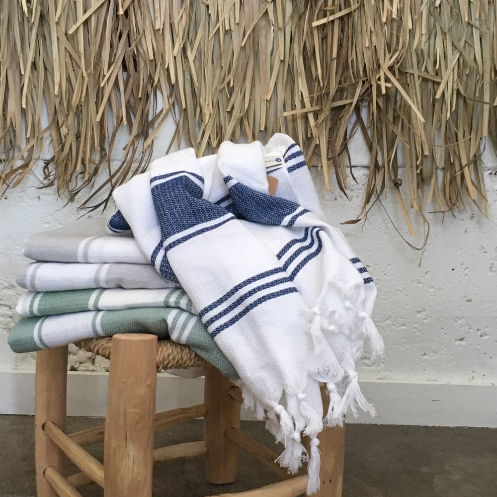turkish hammam towel light handwoven honeycomb springfinnandco