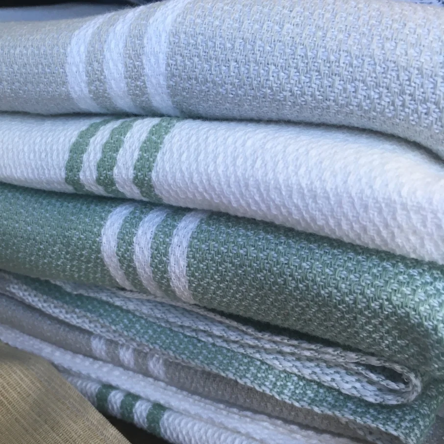 turkish hammam towel light handwoven honeycomb springfinnandco