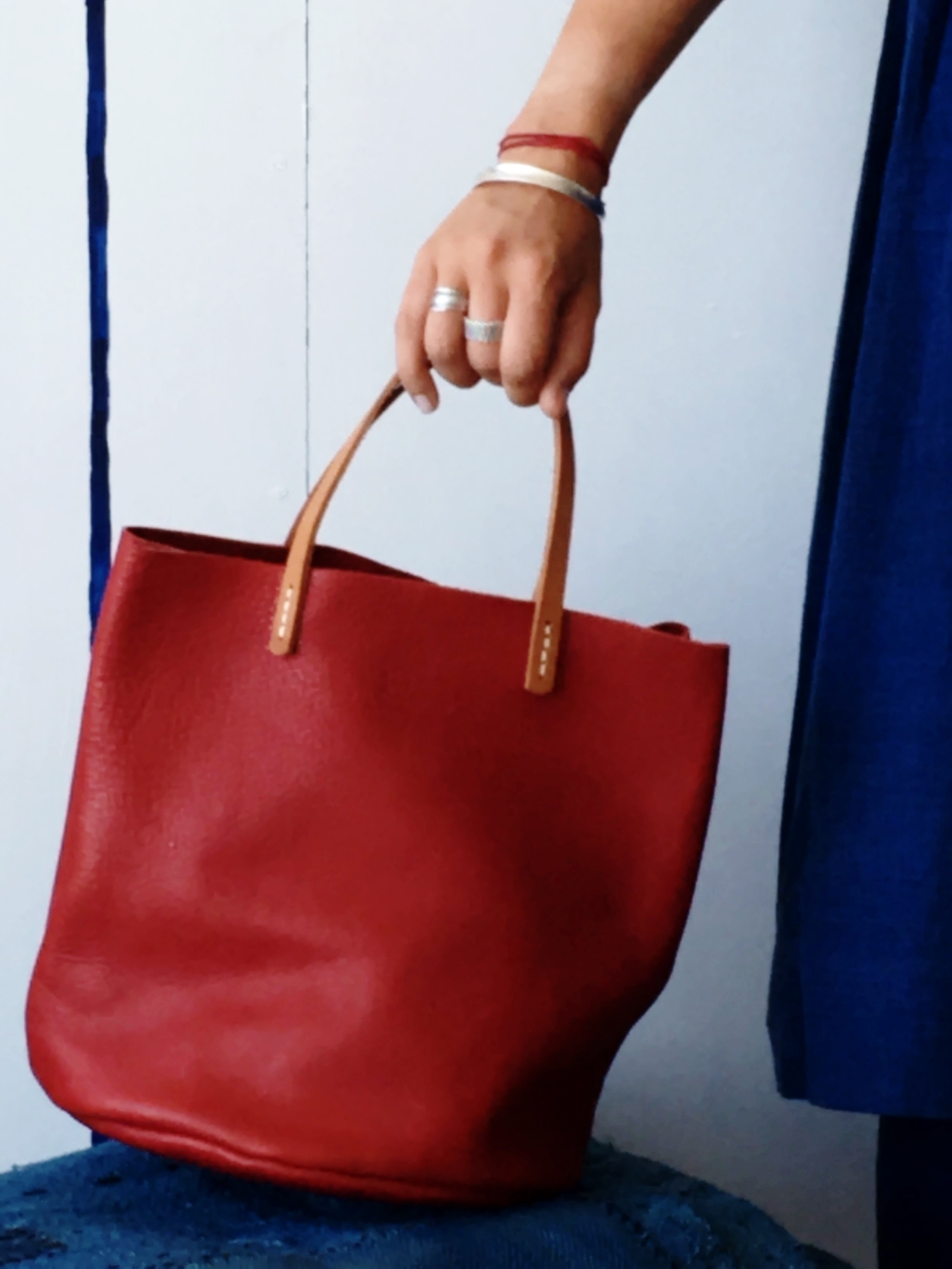 red leather bucket bag spring finn and co talin spring soft red leather