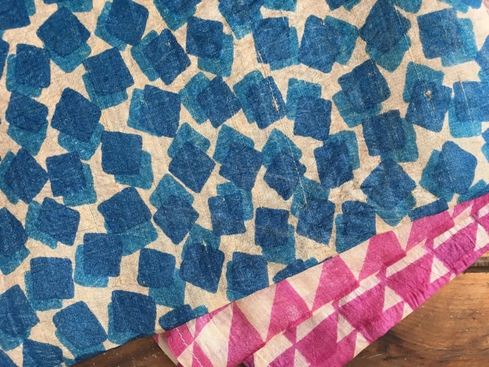 Blue Mosque Khadi Silk Carré spring finn and co