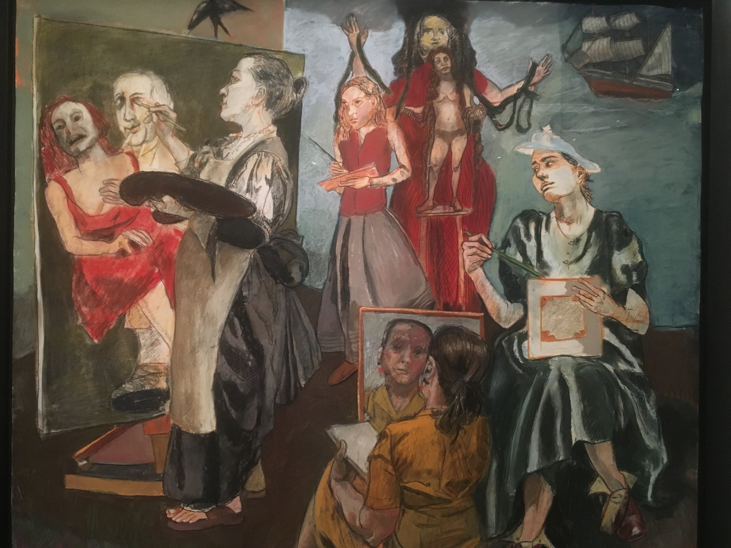 Paula Rego, Paula Rego exhibition, Paula Rego Museum, portugese female artist, pastels, monumental drawings, paula rego at tate