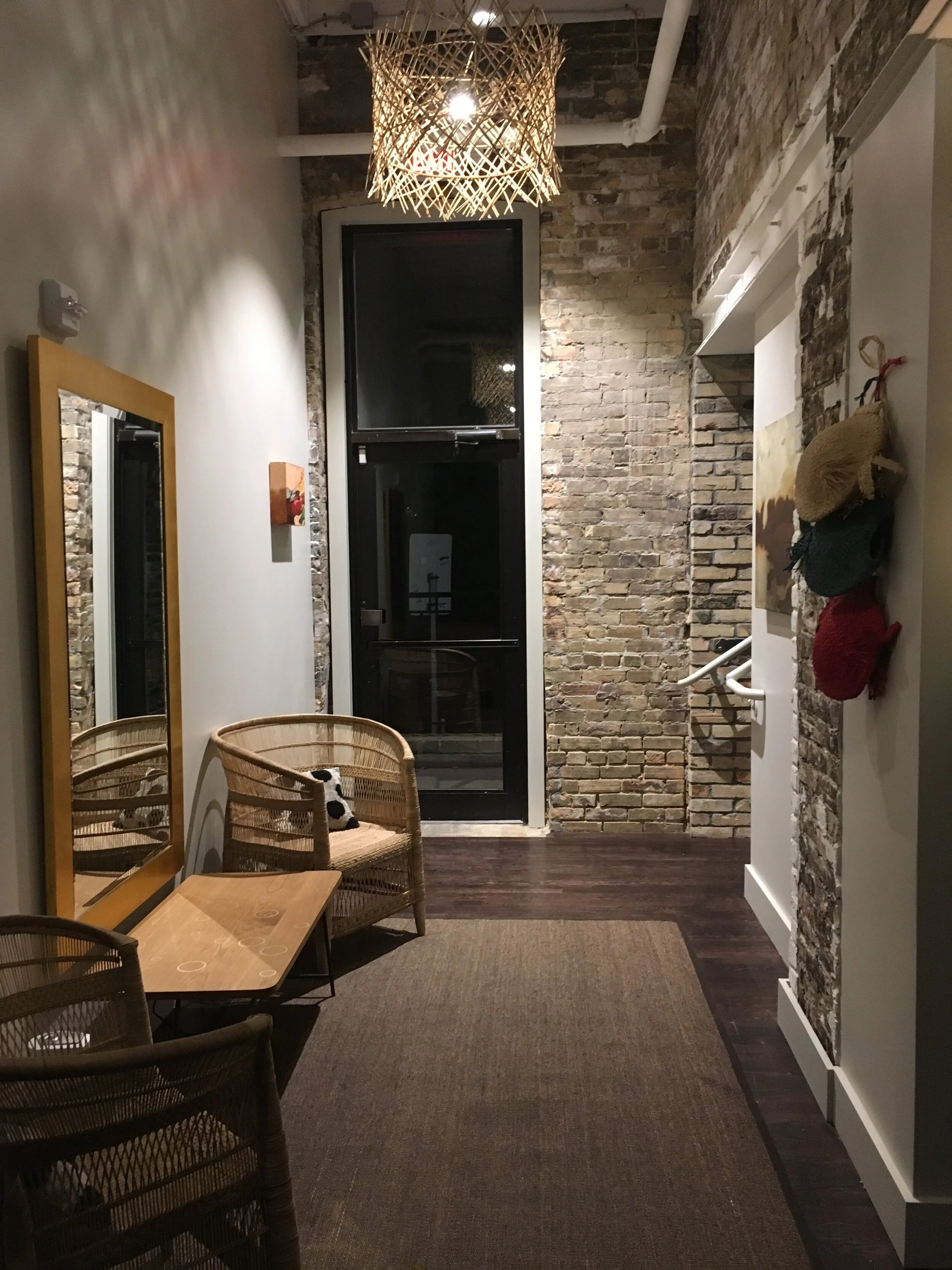 alma hotel hall design by Spring Finn & Co