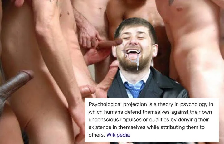 for Ramzan Kadyrov Photograph of: Ramzan Kadyrov, bukkake, and Wiki Text Archival Digital Print. 2017 5:7