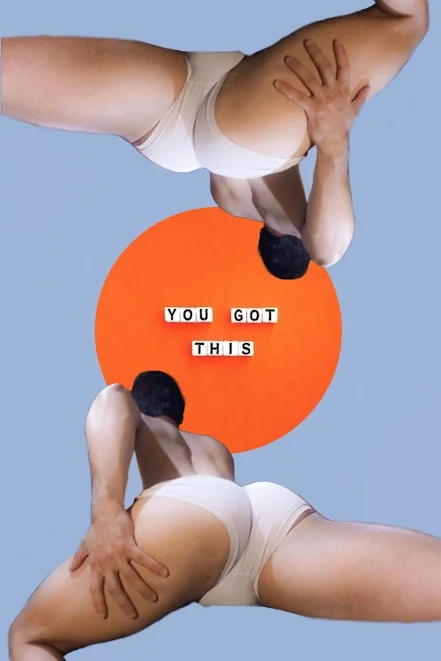 YOU GOT THIS found images digital collage. 2018 2:3