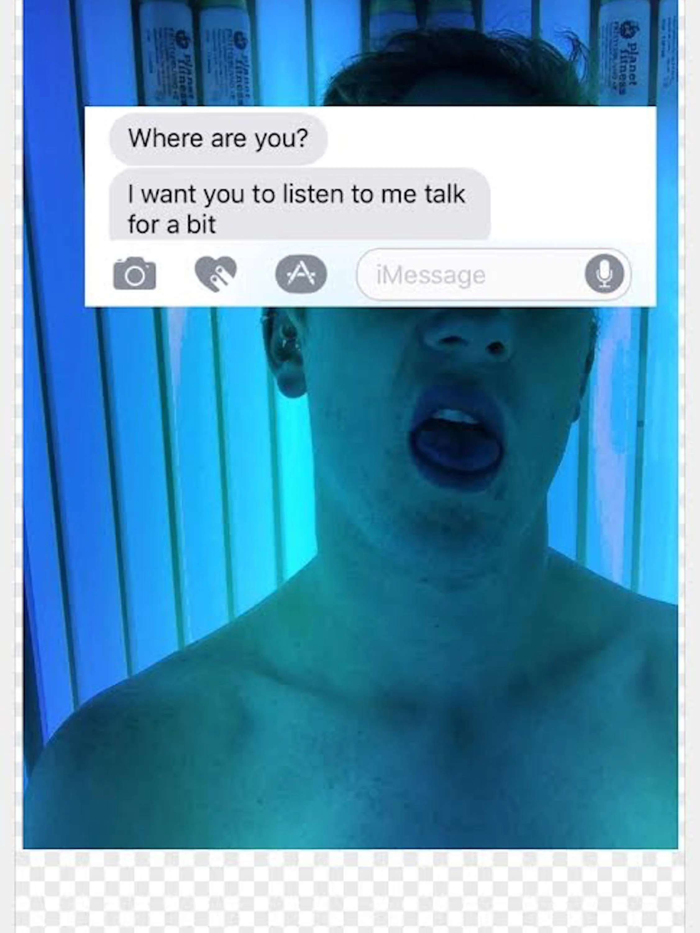 SELF PORTRAIT selfie and text digital collage. 2016 3:4