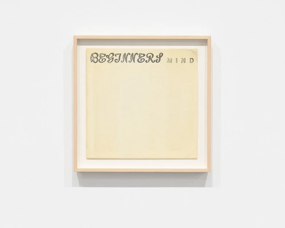   Walter Zimmermann / Beginner's Mind / Record Cover 1978   (In courtesy of Walter Zimmermann &amp; Galerie Max Hetzler) 