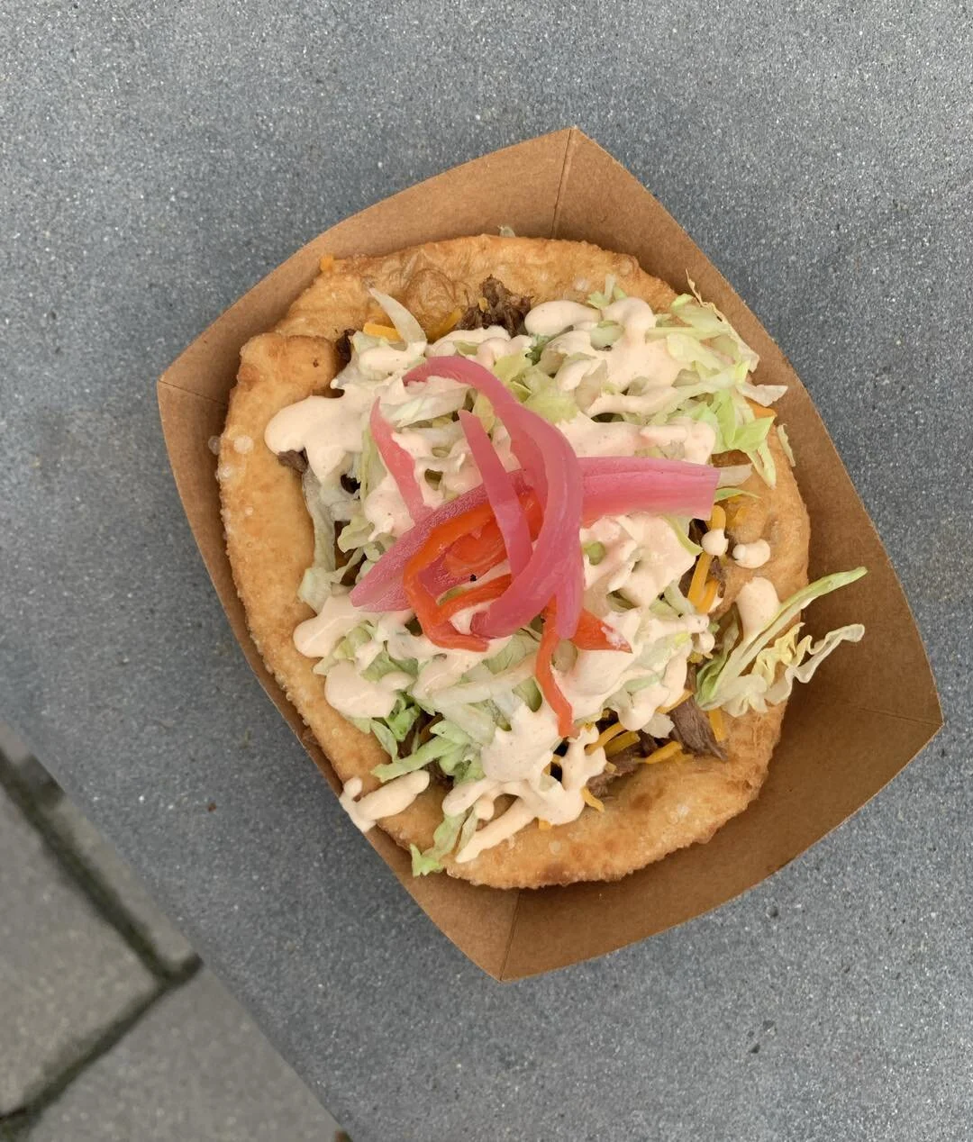 Come by the food truck tonight @ravennabrewing to try our special: Slow Braised Elk Indian Taco 😍 Fall apart tender shredded elk shoulder, cheddar, shredded lettuce, our house made crema &amp; pickled onions. It&rsquo;s so delicious 🤯🤤 We&rsquo;re