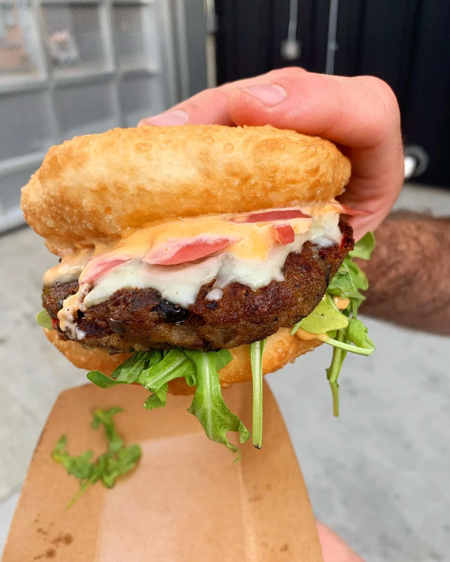 Find the food truck Sunday (tomorrow) at Ridgecrest Public House (520 NE 165th St Shoreline) from 5-8pm! We&rsquo;ve got a delicious special for you, our handmade vegetarian black bean burger (choice of frybread or regular bun) with lettuce, pickled 
