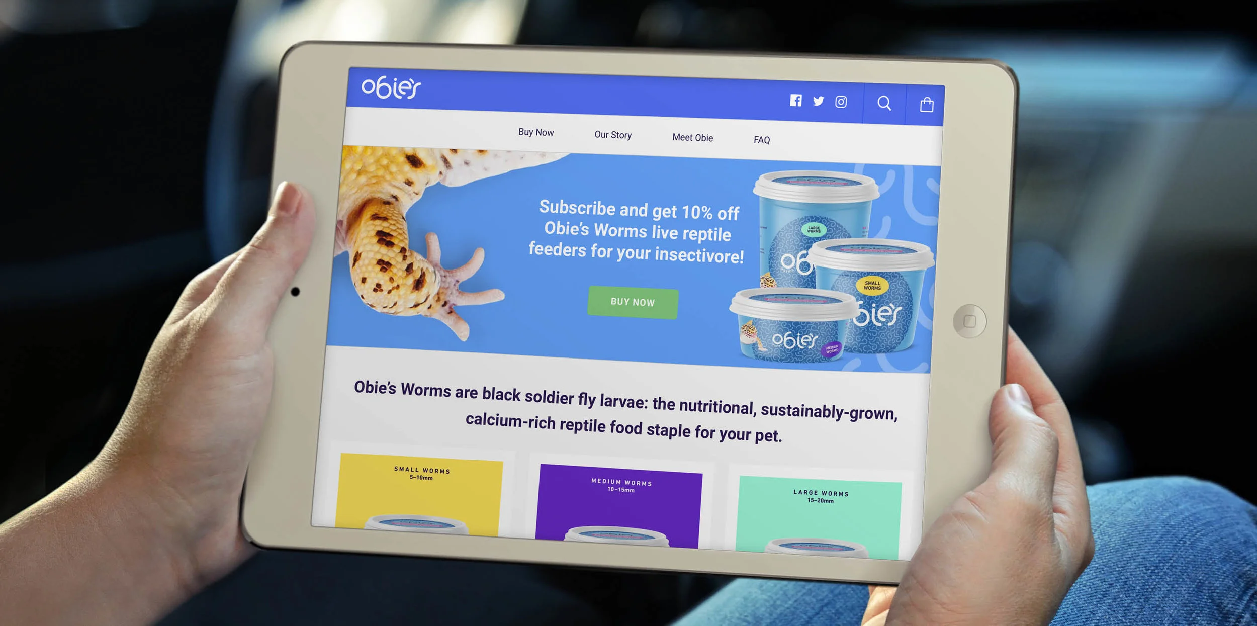 Obie’s Worms website