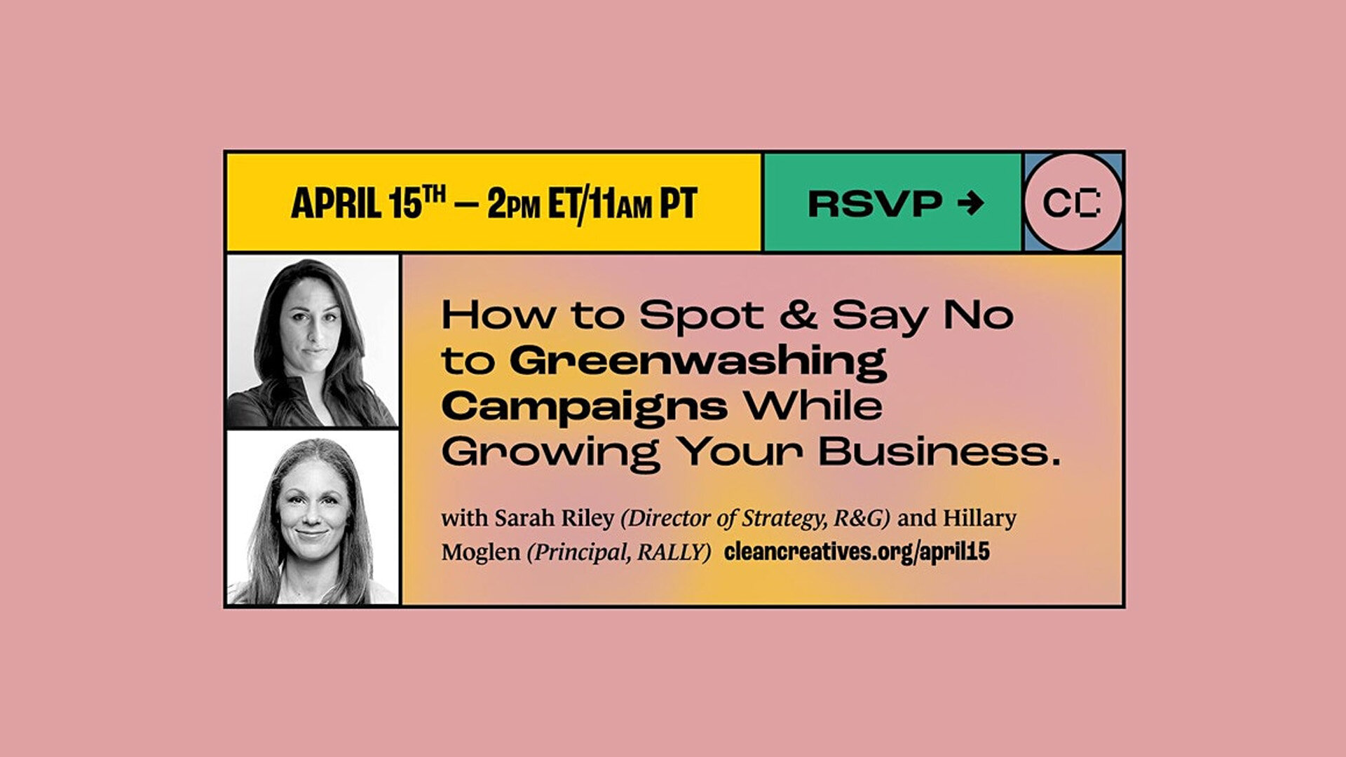 How to Grow Without Greenwashing - Webinar featuring R&amp;G’s Director of Strategy, Sarah Riley