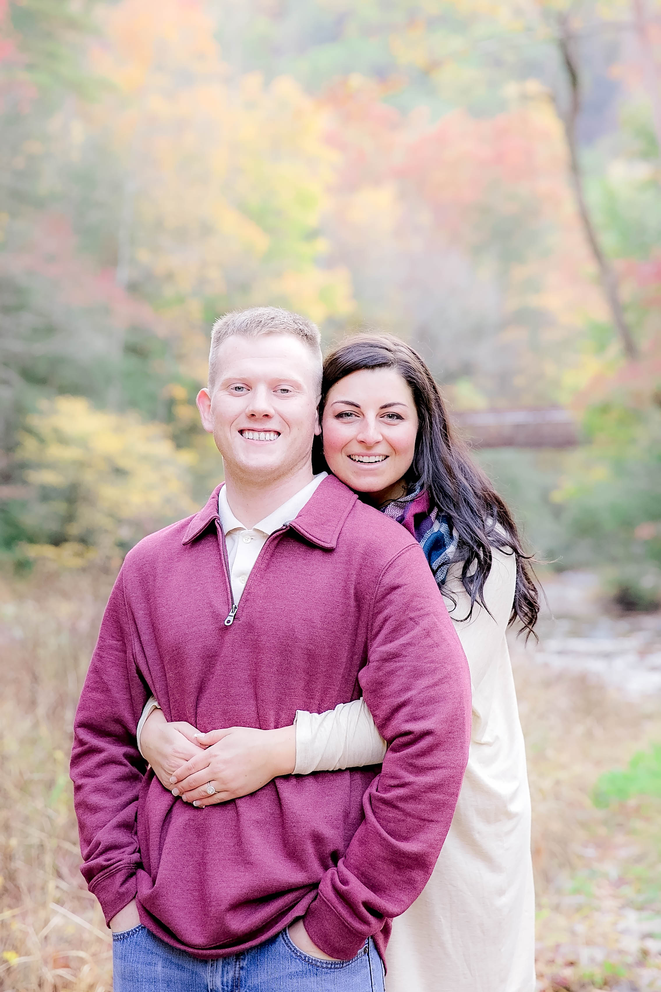 Doe River Gorge fall engagement session, East Tennessee engagement photography, Johnson City wedding photographer, East Tennessee photographer