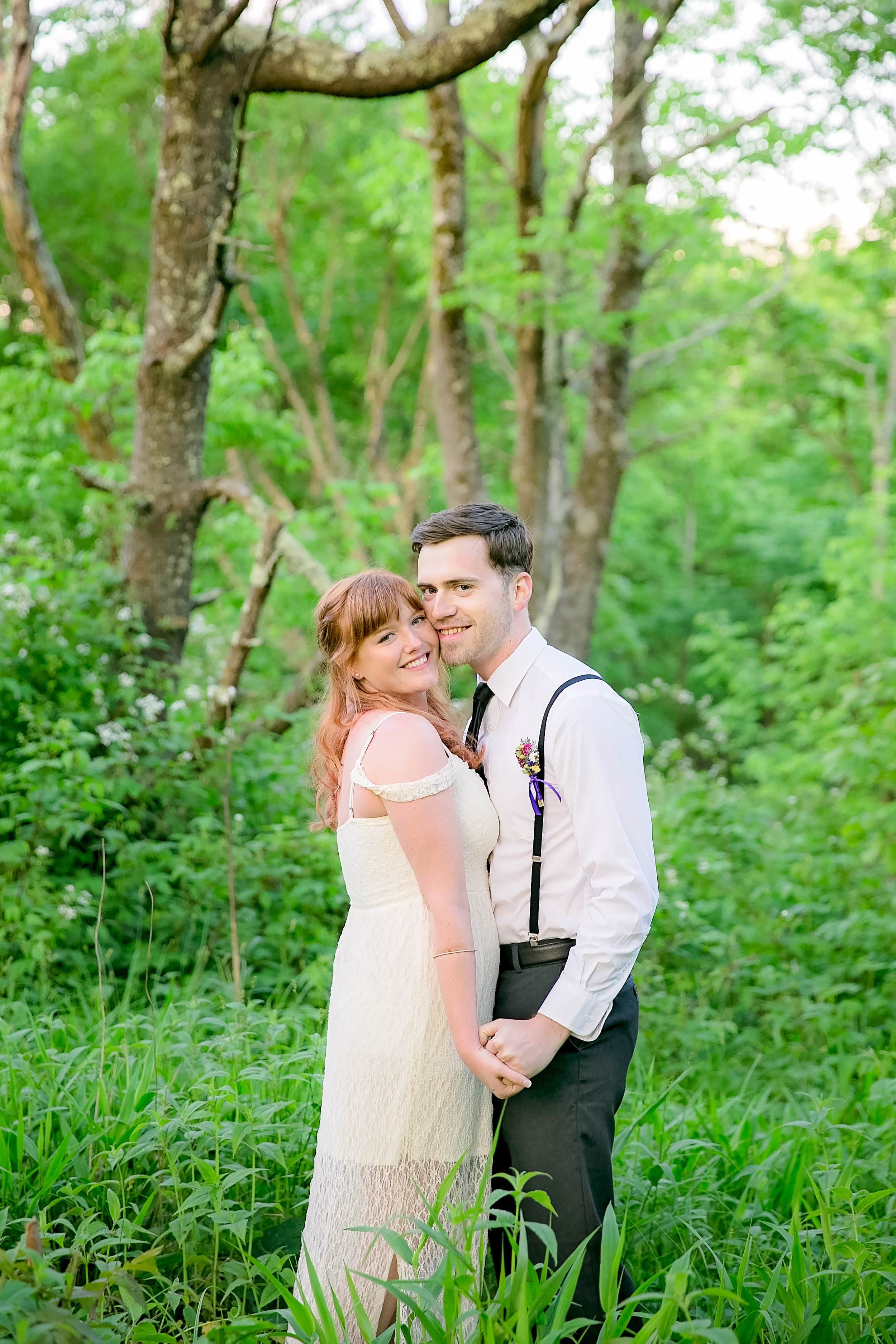 Beauty Spot Roan Mountain wedding, Appalachian Trail engagement, East Tennessee wedding photography, East Tennessee mountain wedding, bride and groom portrait