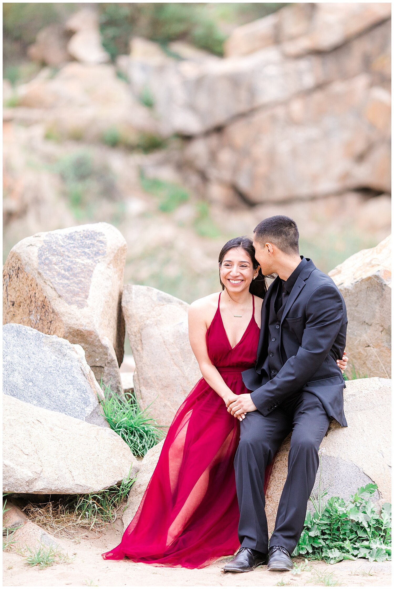 San Diego engagement photography, Mission Trails, elegant engagement session