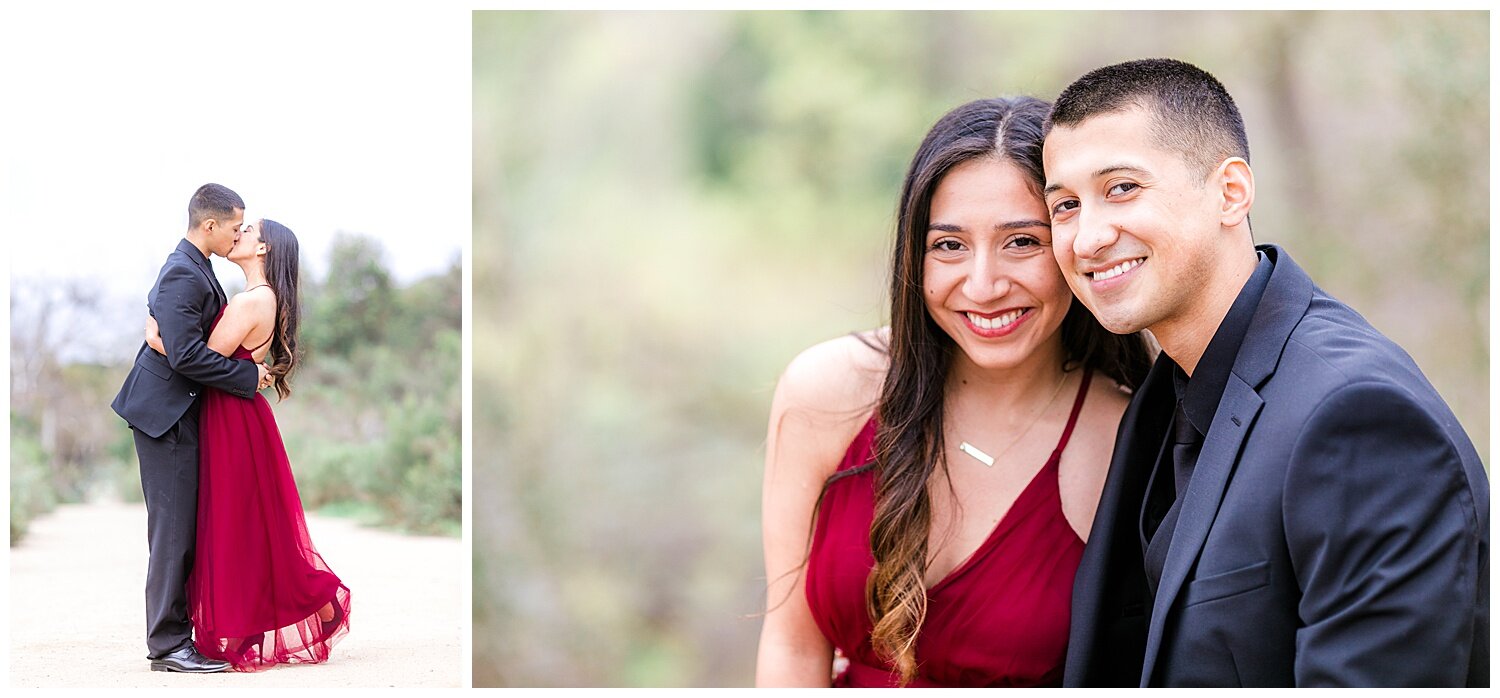 San Diego engagement photography, Mission Trails, elegant engagement session