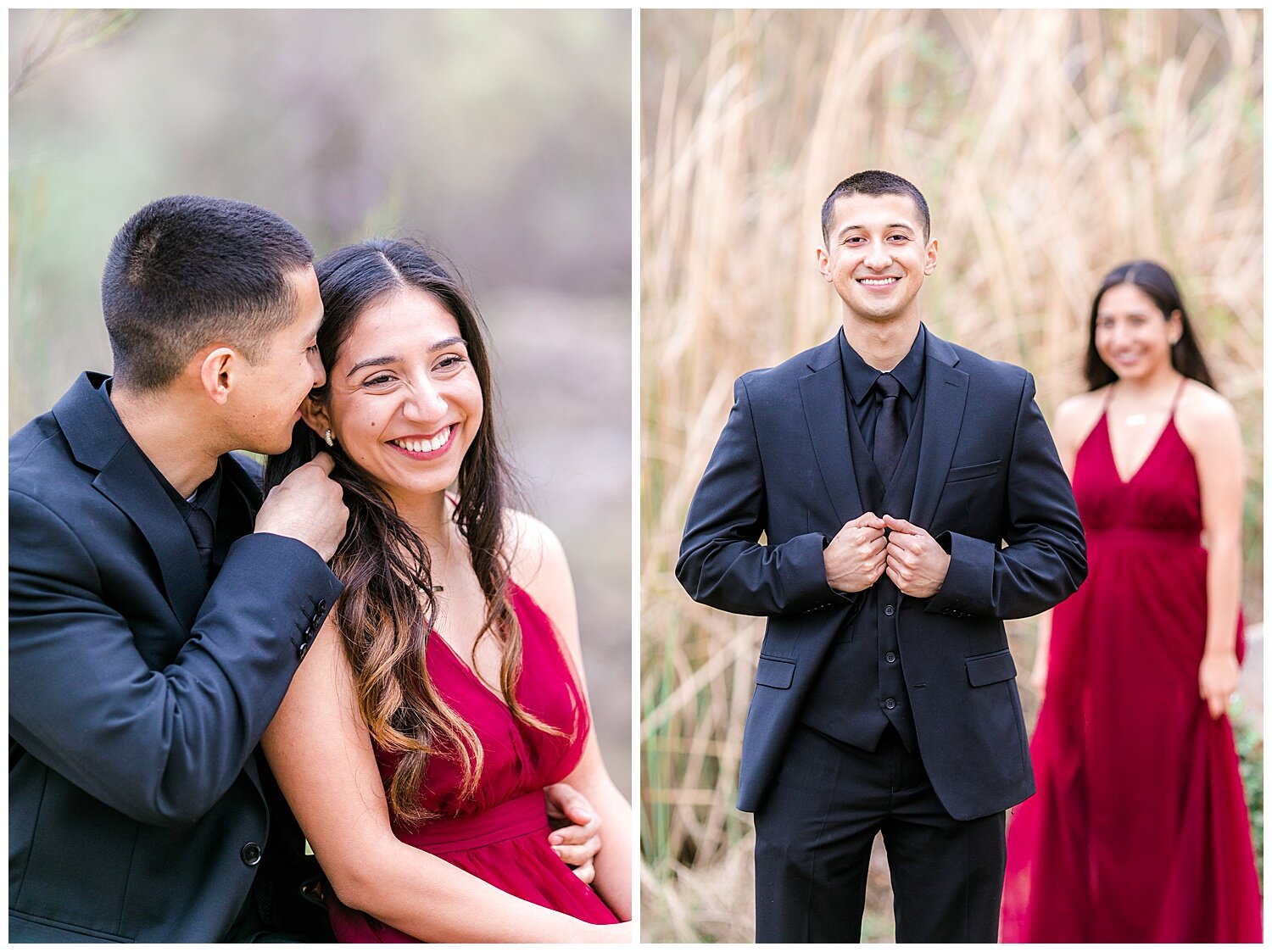 San Diego engagement photography, Mission Trails, elegant engagement session