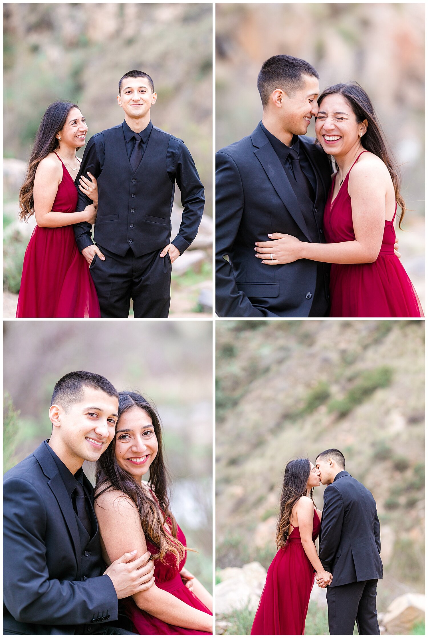 San Diego engagement photography, Mission Trails, elegant engagement session