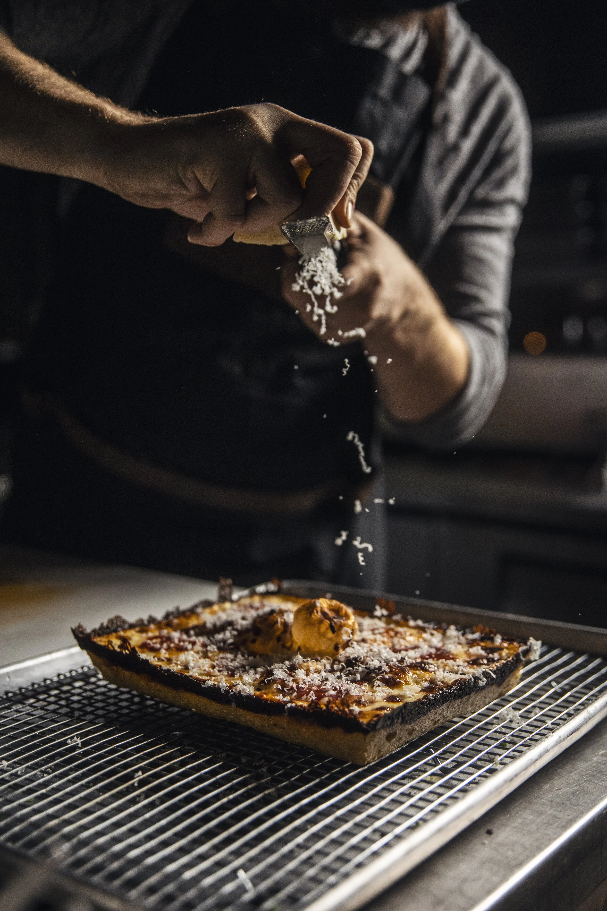 Shaved Pecorino on Classic Pie