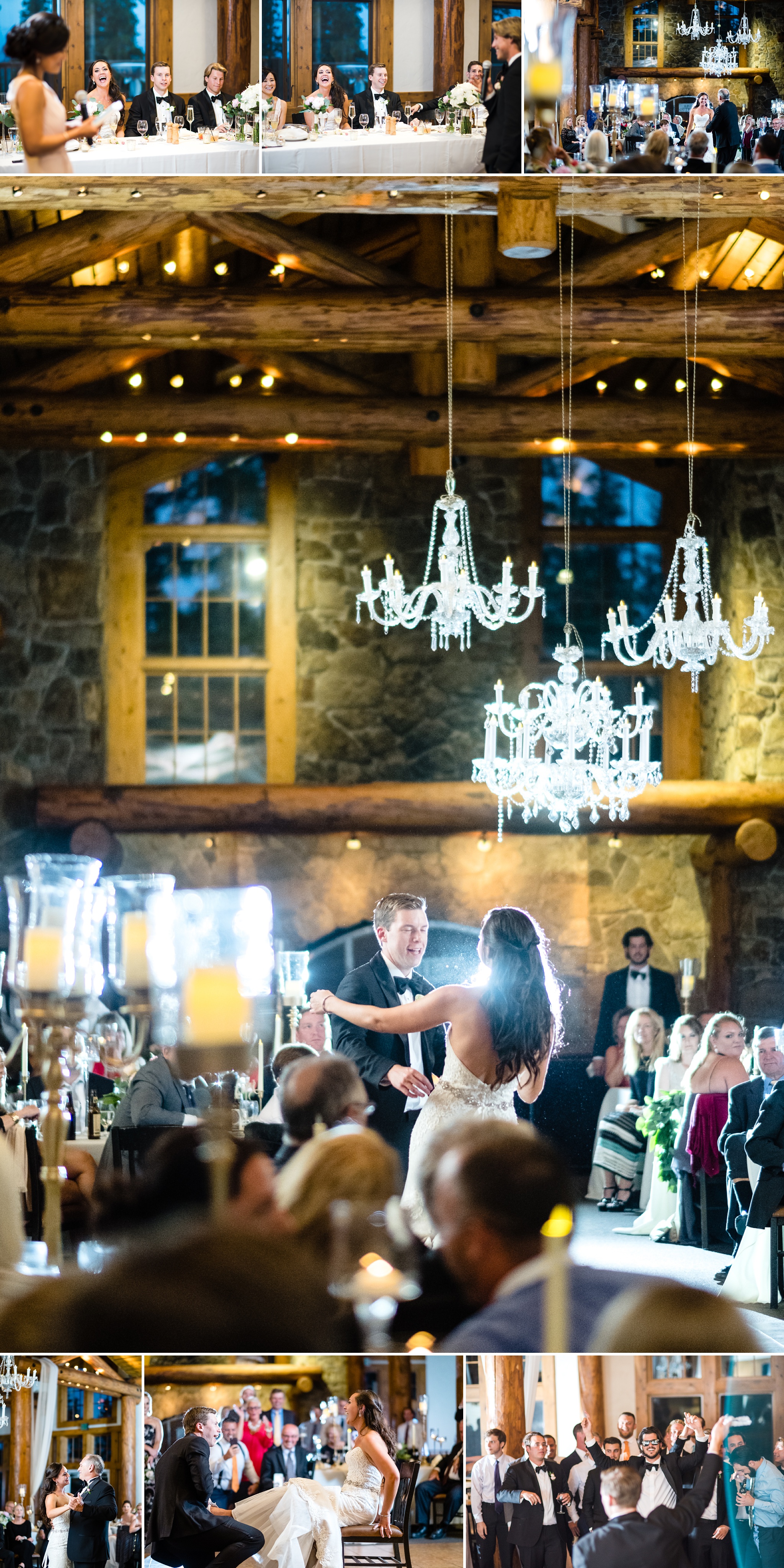 Timber Ridge Lodge Wedding Reception in Keystone, Colorado