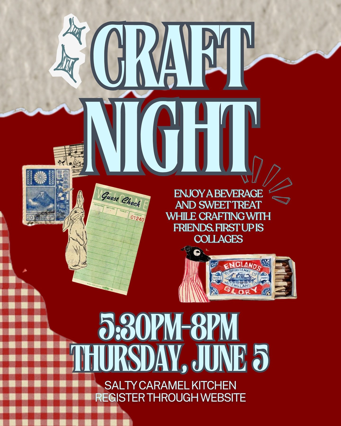 Trying something new! Link in the bio for tickets and more info to our first crafting night😘