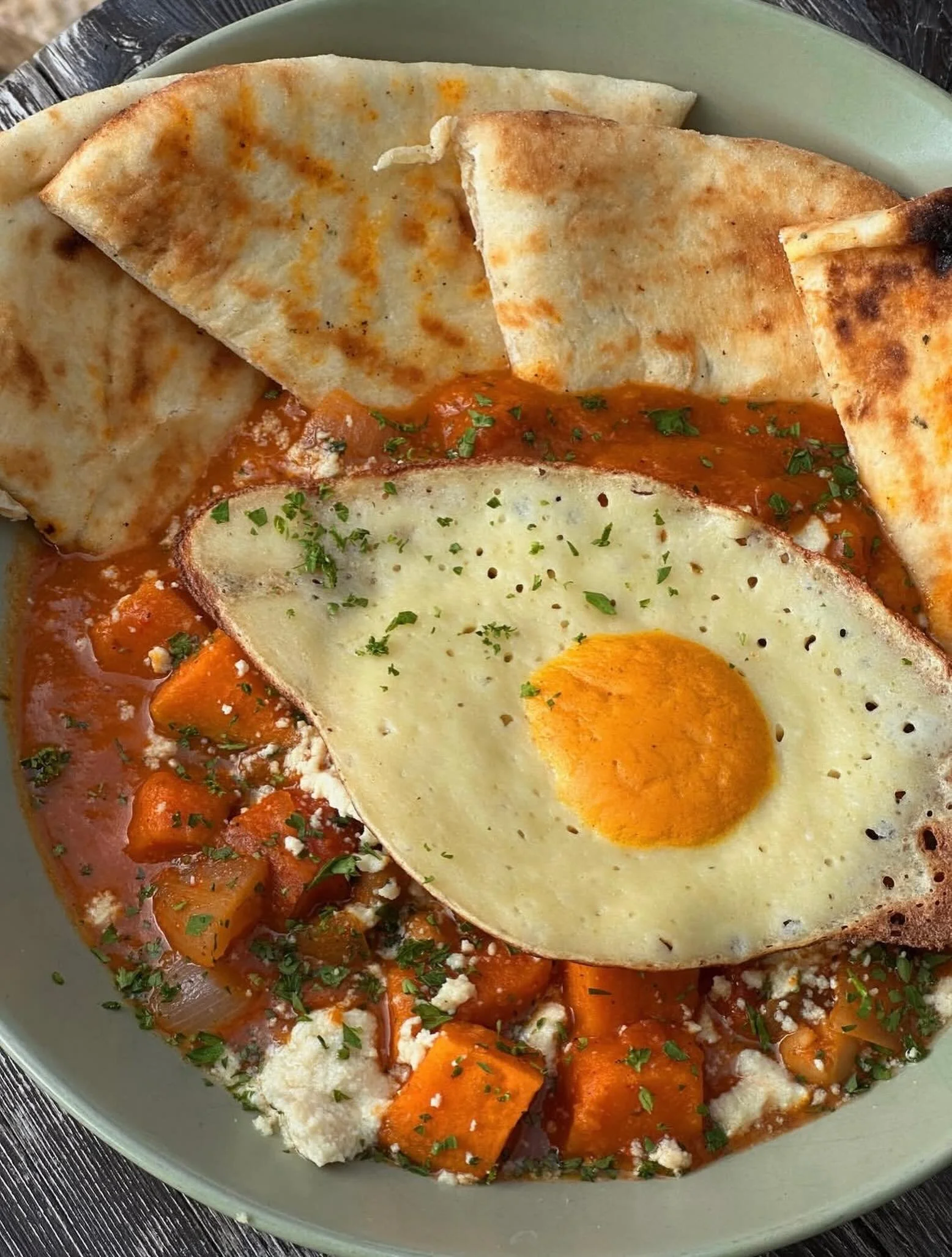 Saturday special ! Sweet potato shakshuka🫶🏻
Come enjoy the patio 10-3