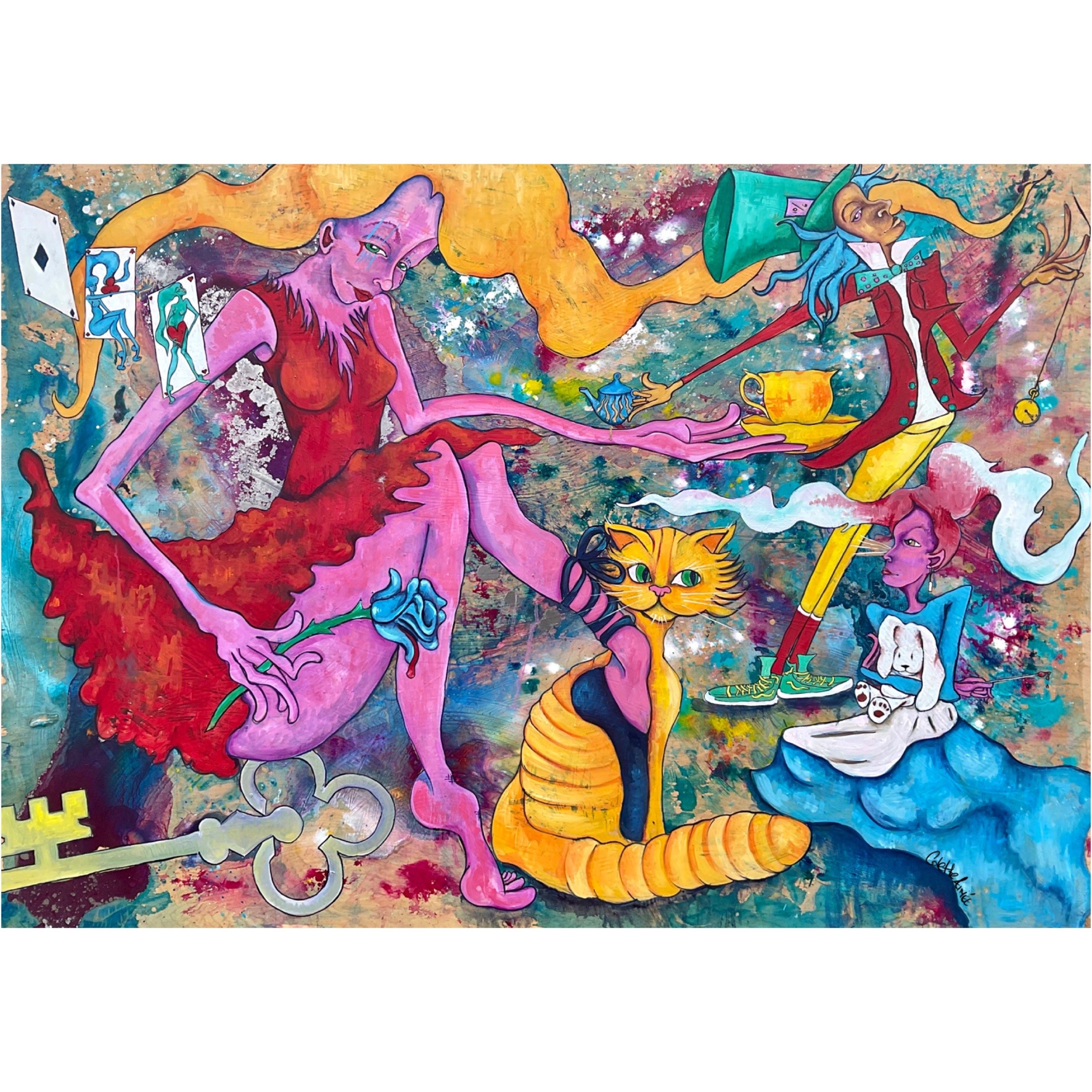 "When she's 10 feet tall"