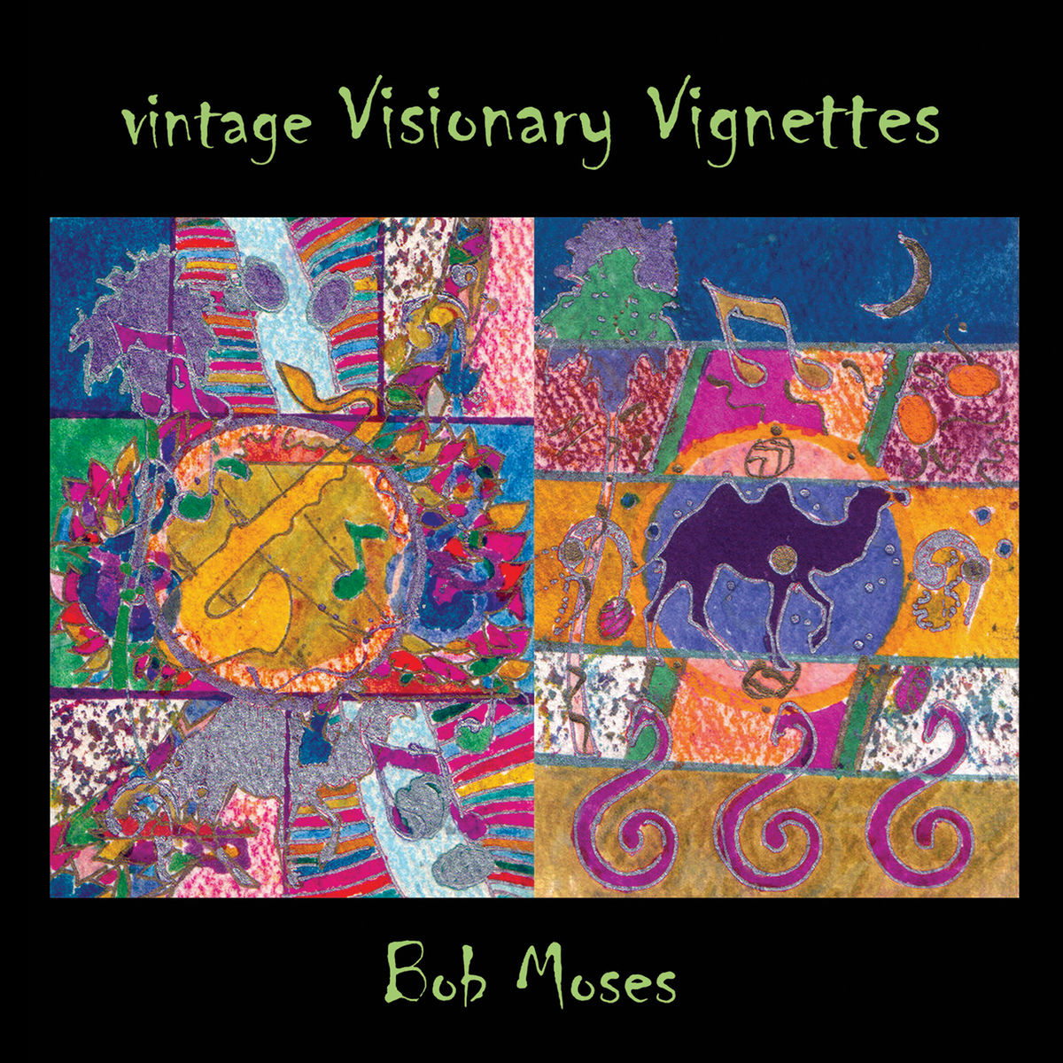   VINTAGE VISIONARY VIGNETTES    Compact Disc -    E-mail your order     Digital Downloads -    Amazon     Release date - 2015    Label - Ra Kalam Records    Ra Kalam Bob Moses - Drums, vocals, bass clarinet, log drum, vibes, steel drums, gong, piano