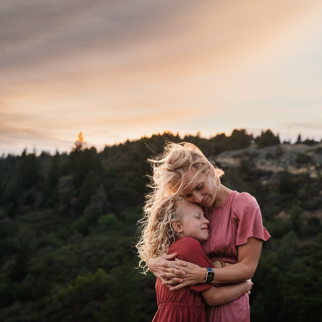 Me and my first baby. She recently turned nine and continues to be my most willing and generous muse.  It was worth digging out my tripod to capture us adventuring together, chasing the light around these beautiful hills.

&ldquo;In the right light, 