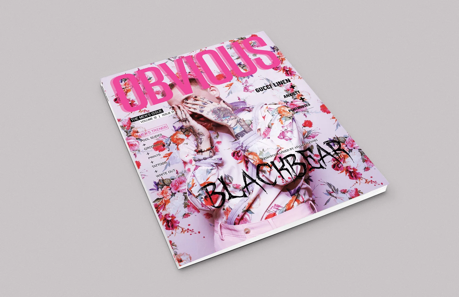  I designed an editorial cover and spread for a freelance contest held by  OBVIOUS MAGAZINE.  
