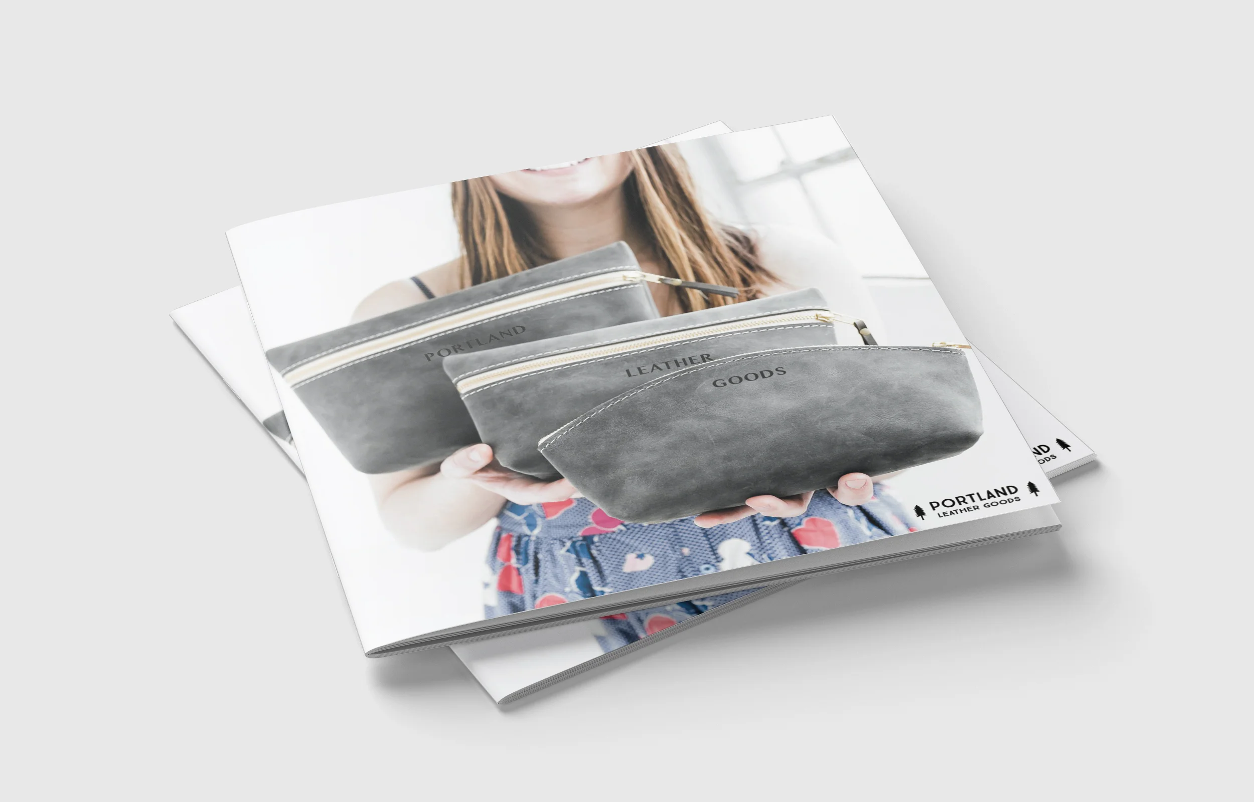   I designed a catalog mockup for a local Portland company who specializes in all leather goods.  