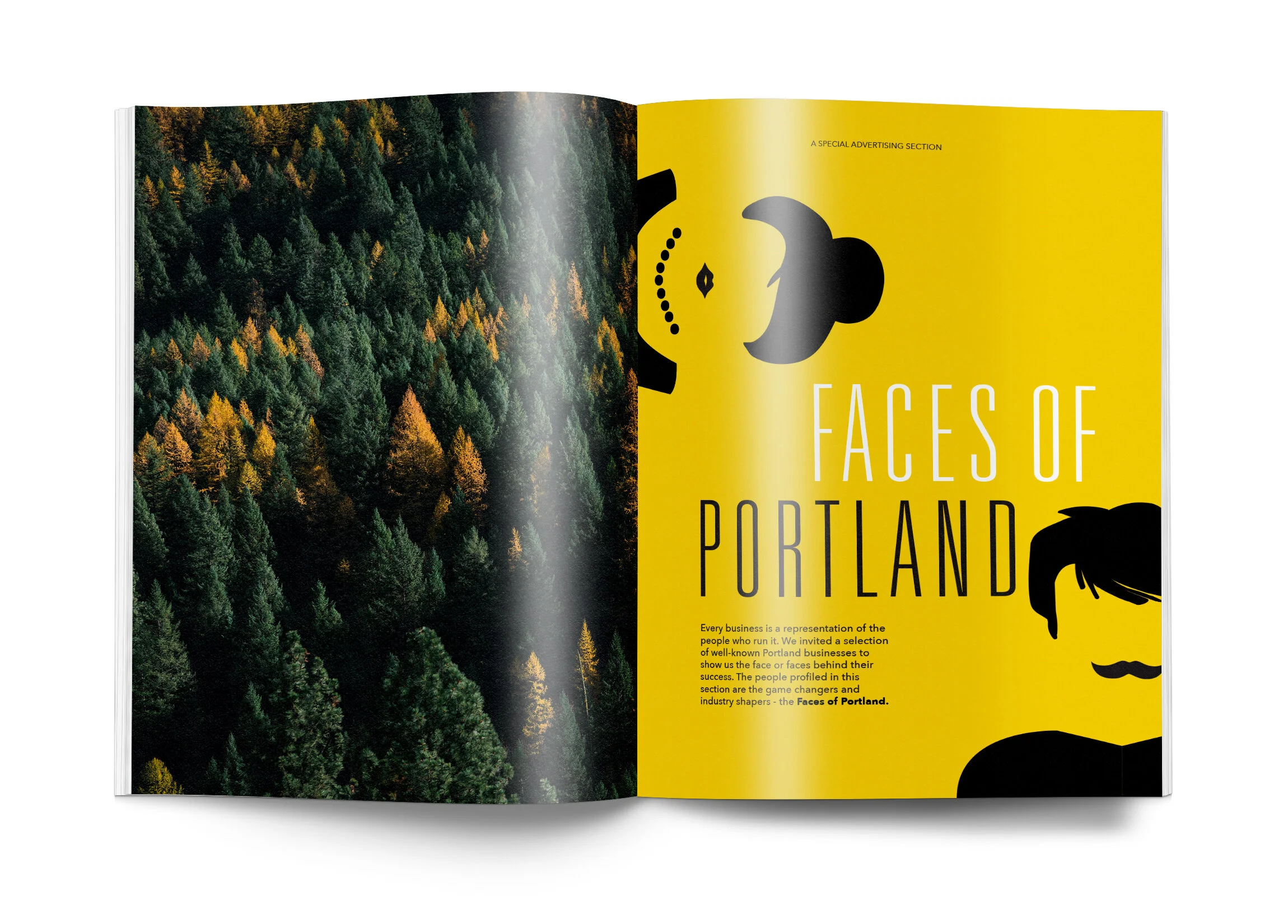  Created an introduction spread for a special section in Portland Monthly’s March 2019 Issue. 