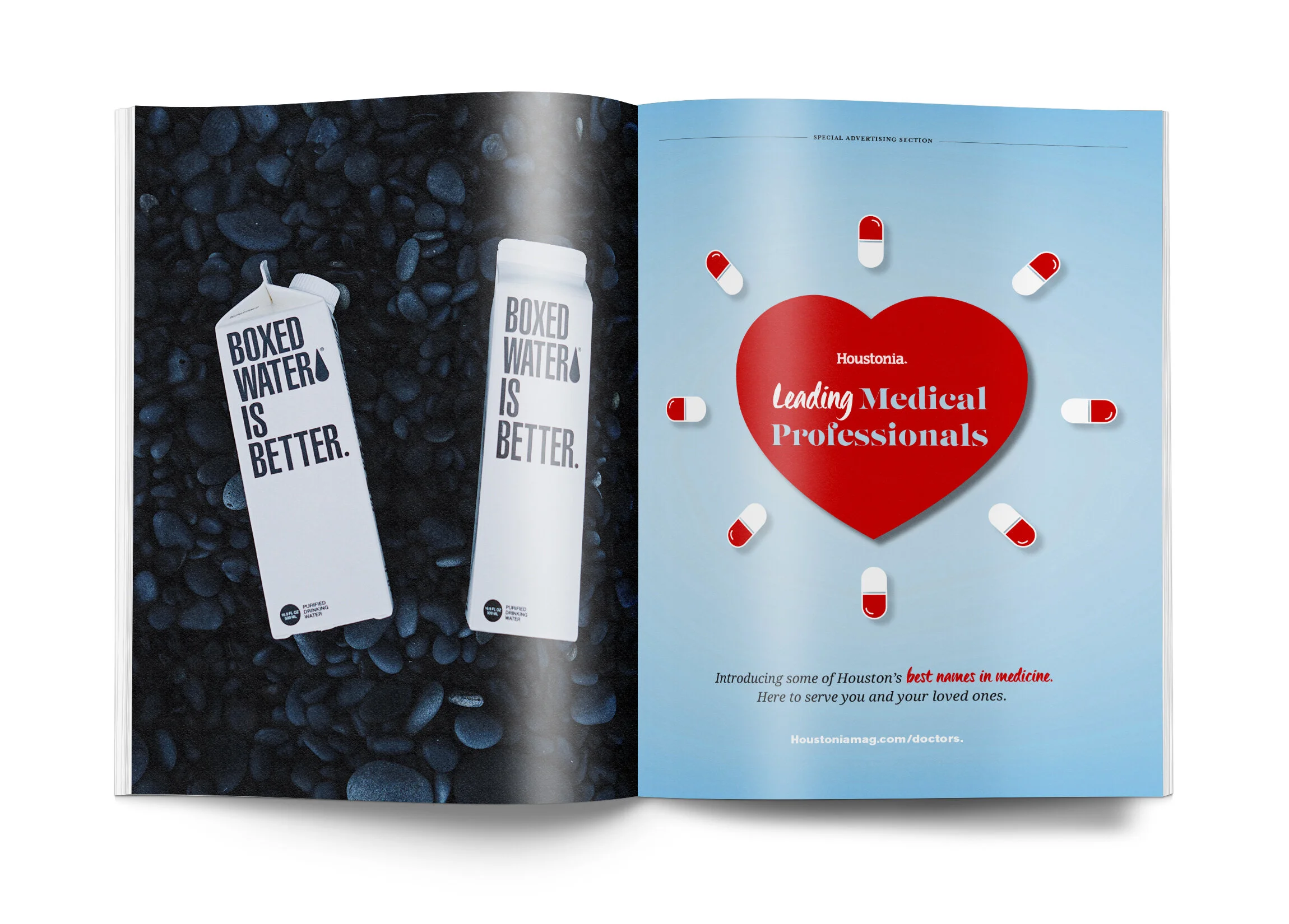  Created an introduction spread for a special section in Houstonia’s August 2019 Issue. 
