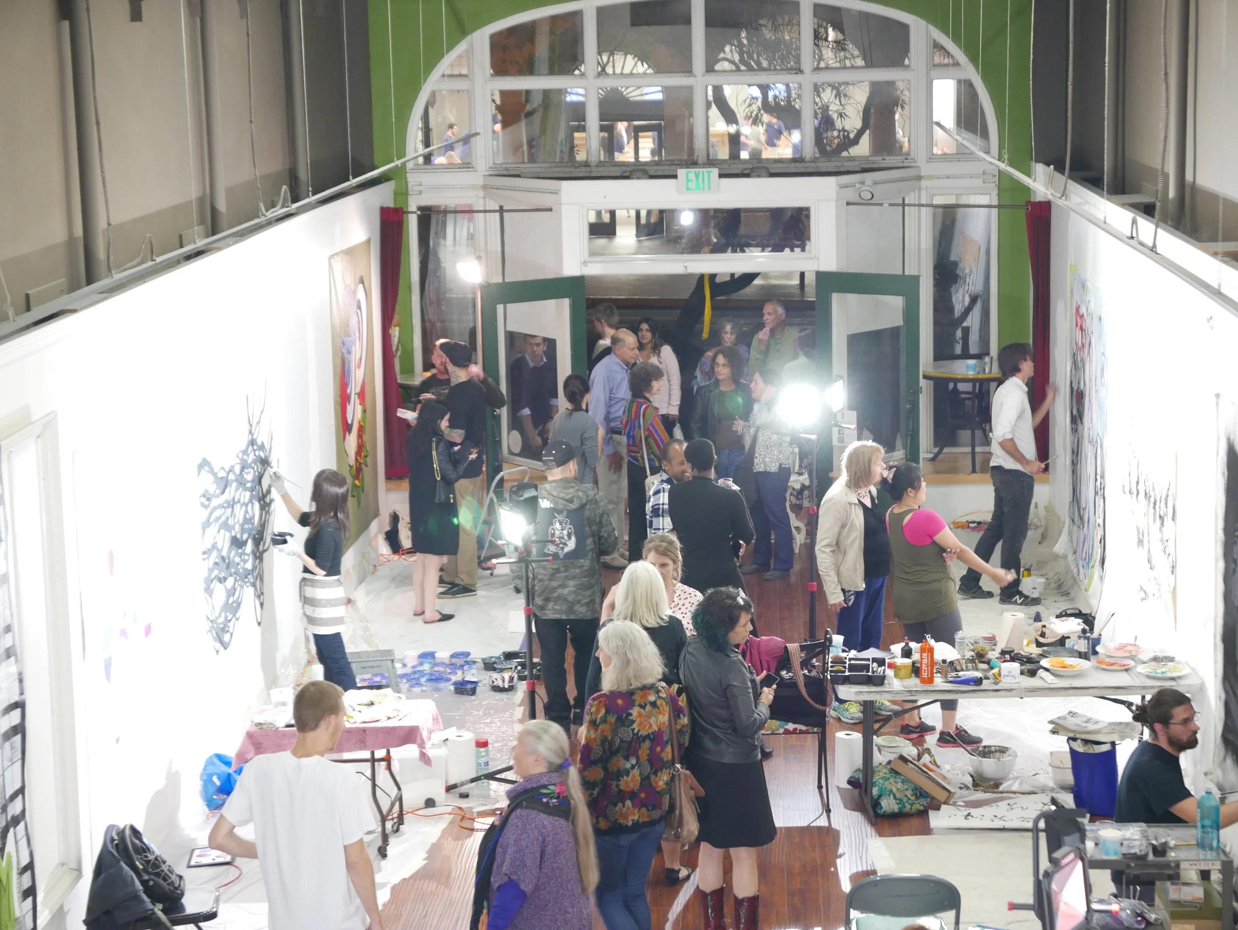 "A Window to the Arts" Live Painting Event