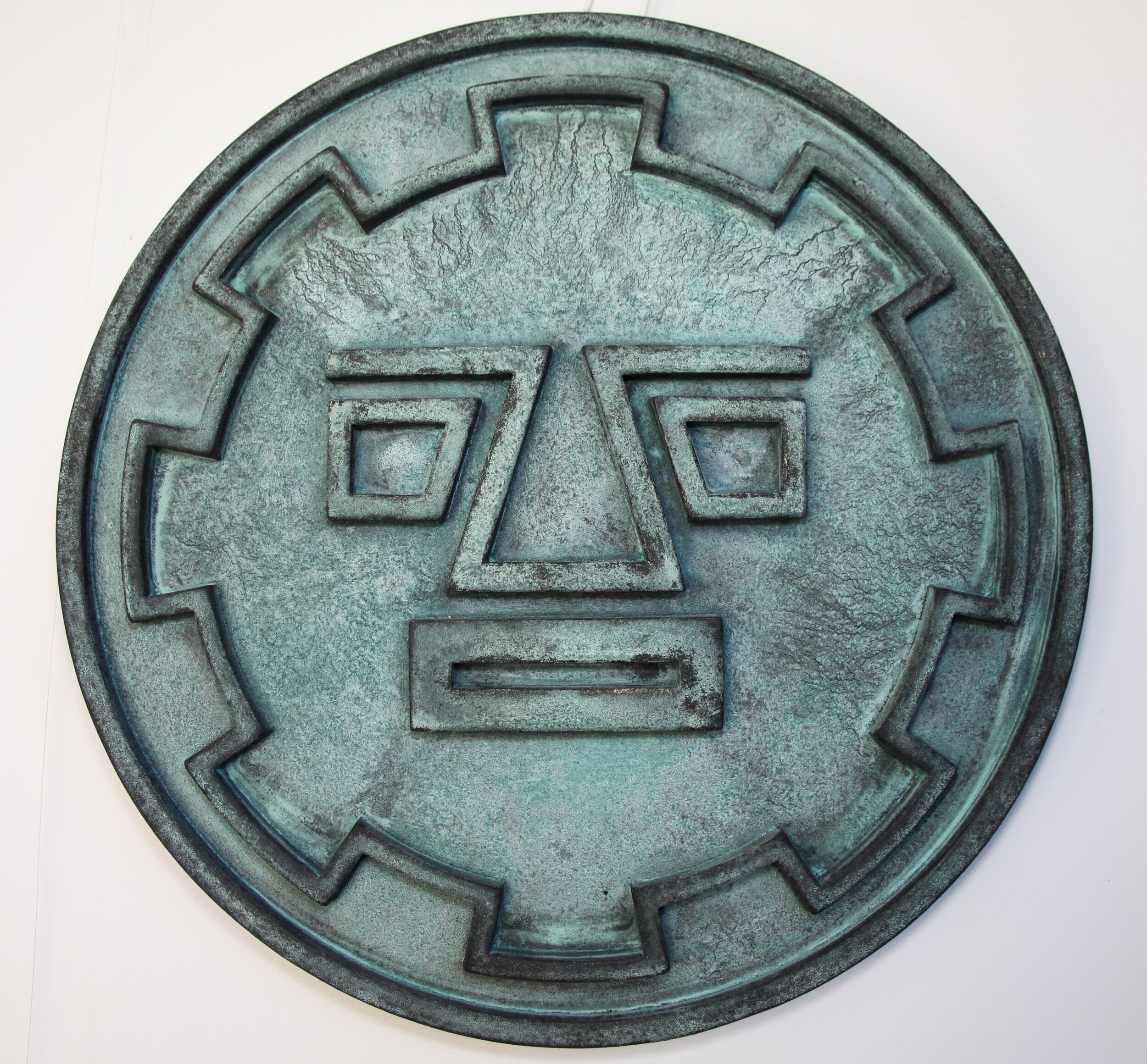 Doug Dafoe Mayan Sun Disk 34x42 ceramic.jpg