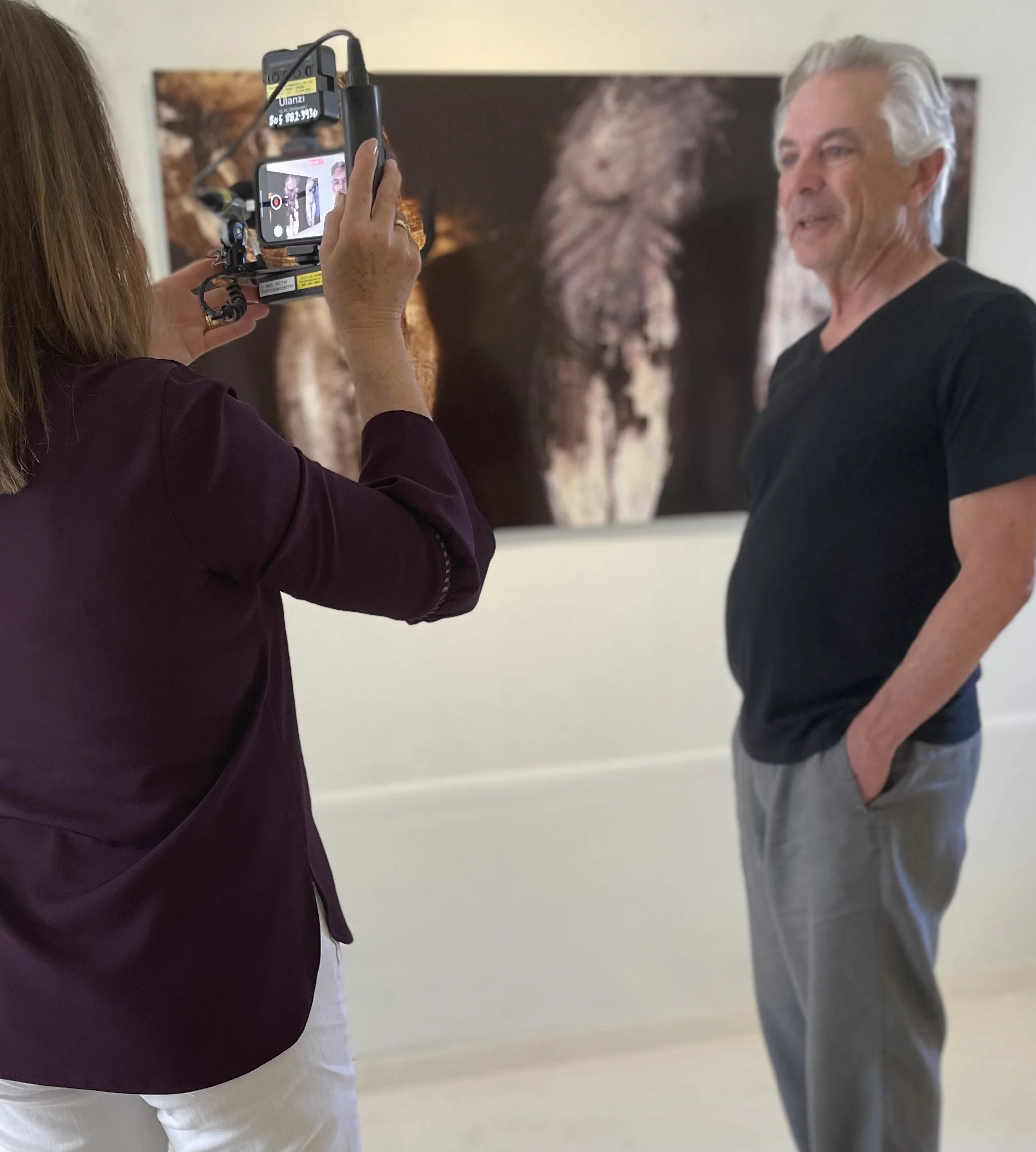 KEYT/News Channel 3 Interview for Solo Show "Serious Play"