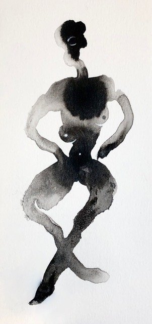 Ink Drop Woman #1