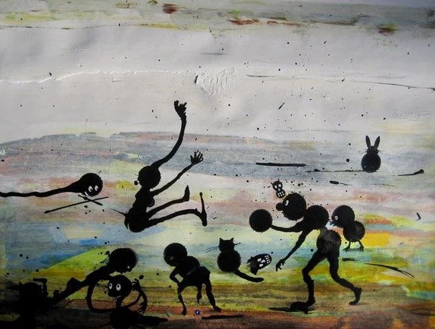 Ink Drops in Water #11