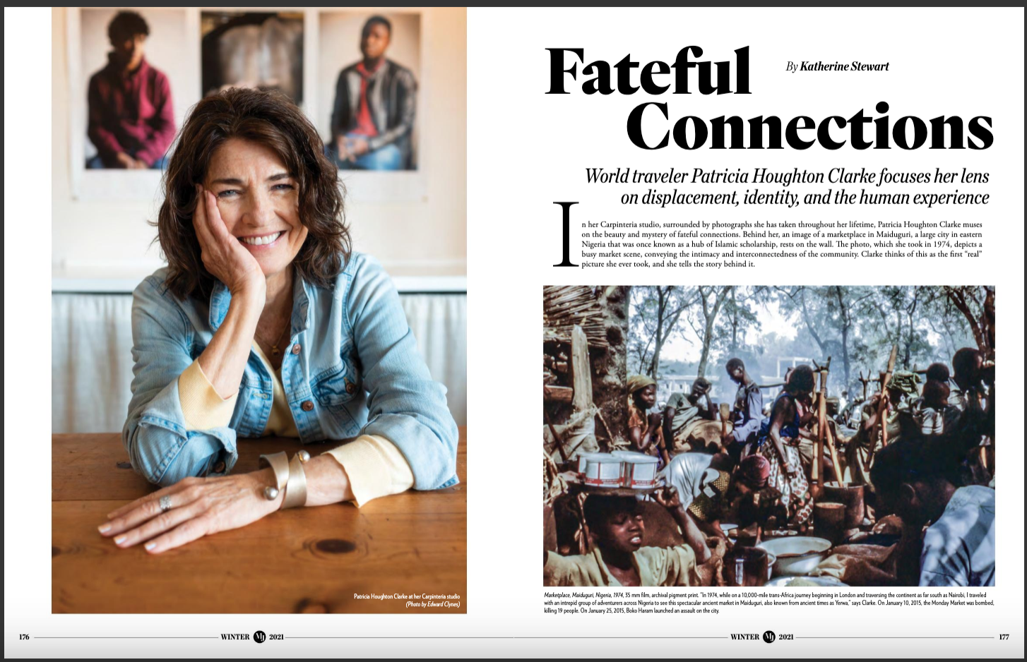 Fateful Connections by Katherine Stewart of the Montecito Journal