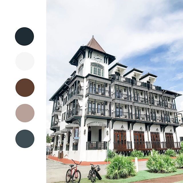 Day 2 of my color palette series is a set of neutrals from The Pearl in Rosemary Beach. 🤍🖤🤎 Tag your favorite neutral-loving friend! &bull;
&bull;
&bull;
&bull;
&bull;
 #colorpalette #colors #colorpaletteinspiration #inspo #makersgonnamake #southf