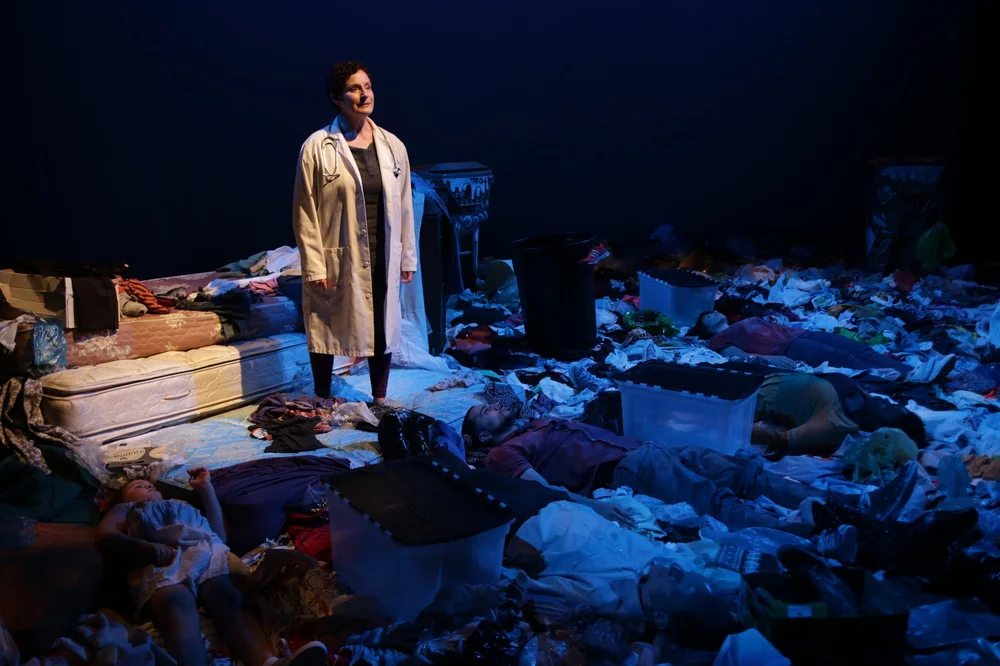 Laura Gordon in Theatre LILA's Trash.