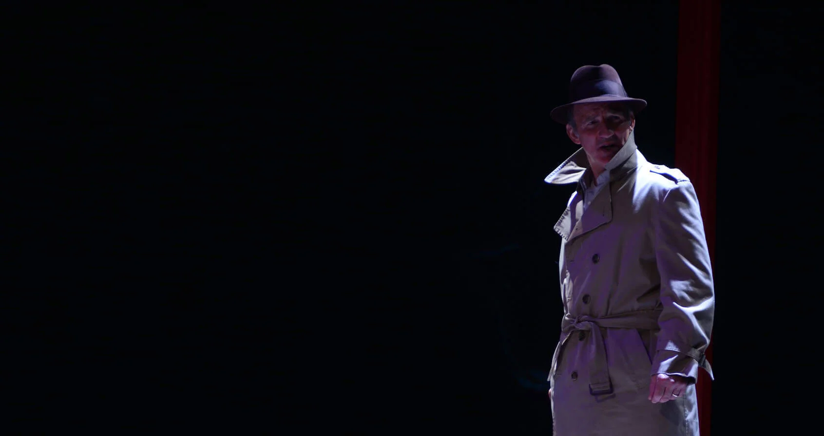 Michael Herold in Theatre LILA's Suitcase Dreams.